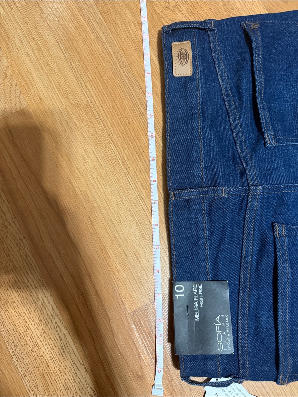 Melisa Flare High Rise Sofia Jeans by Sofia Vergara Size 10 - Picture 11 of 12